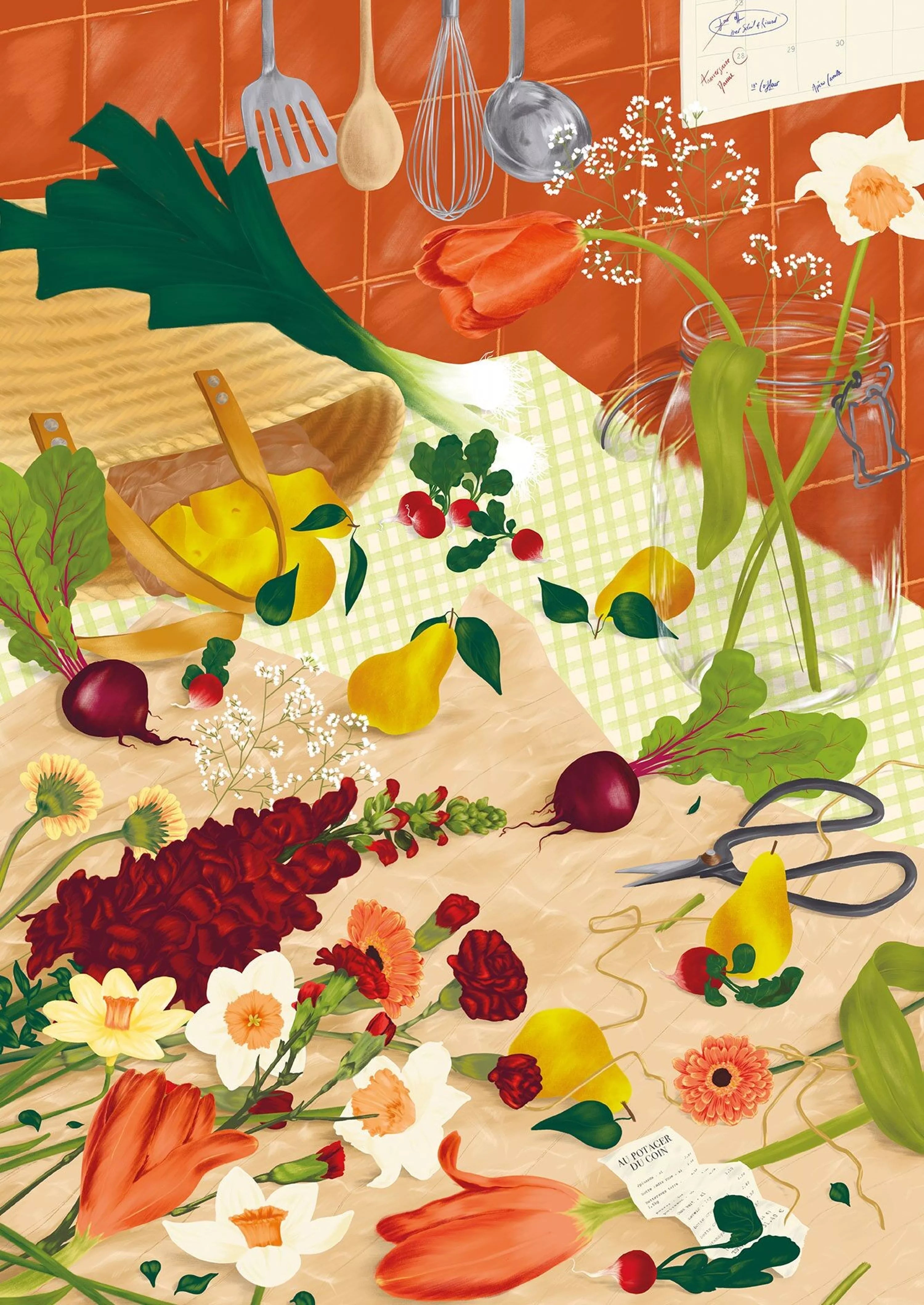 Le retour du marché puzzle 1000 pcs