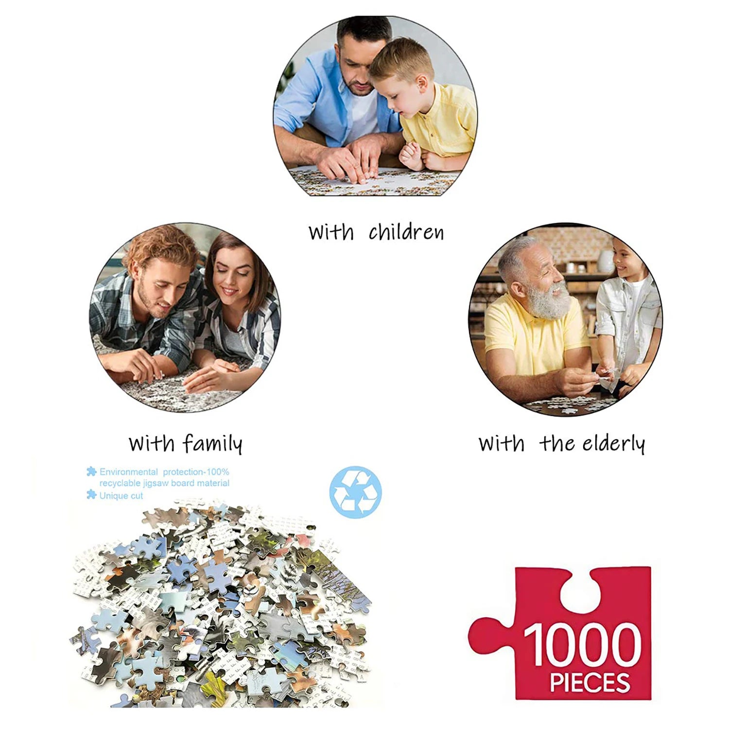 Puzzle 1000 Pieces - Les rues de Paris