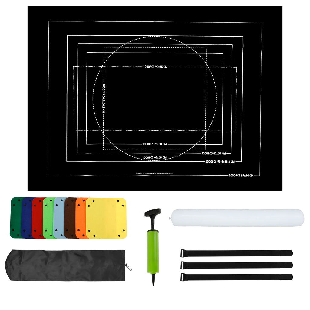 Tapis de Jeu et de Rangement pour Puzzles - Roulez et Rangez Facilement