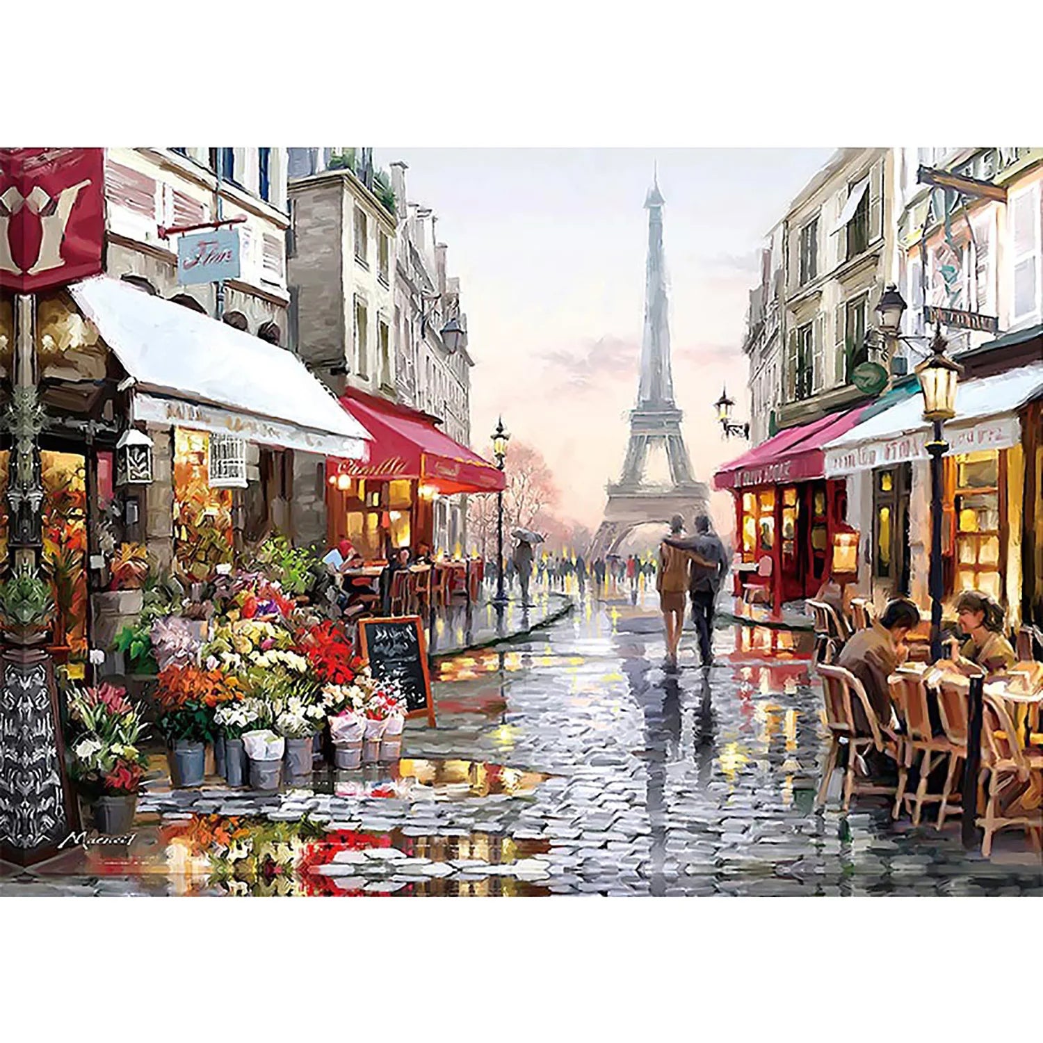 Puzzle 1000 Pieces - Les rues de Paris