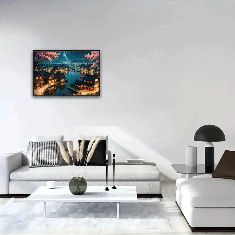 Puzzle 1000pcs Sakura Town